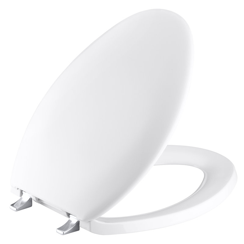 K4685CP0 Kohler Turnings Elongated Toilet Seat with Polished Chrome